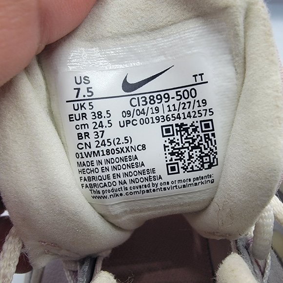 Nike Air Max 270 React Womens 7.5 Plum Chalk White Pink Women Shoes CI3899-500 - Picture 8 of 13